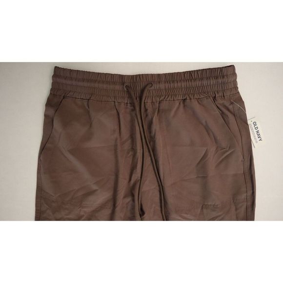 Old Navy Women's Sz M Brown High-Waisted StretchTech Cargo Jogger Pants - Picture 8 of 9